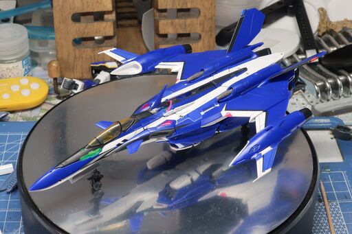 HG YF-29 デュランダル(マックス機)ファイター形態 スミ入れ+シール スーパーパック無し